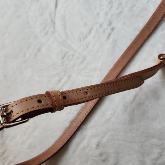 Vintage Dooney & Bourke Letter Carrier Messenger Bag | Yellow & White Stripe - Picture 4 of 7